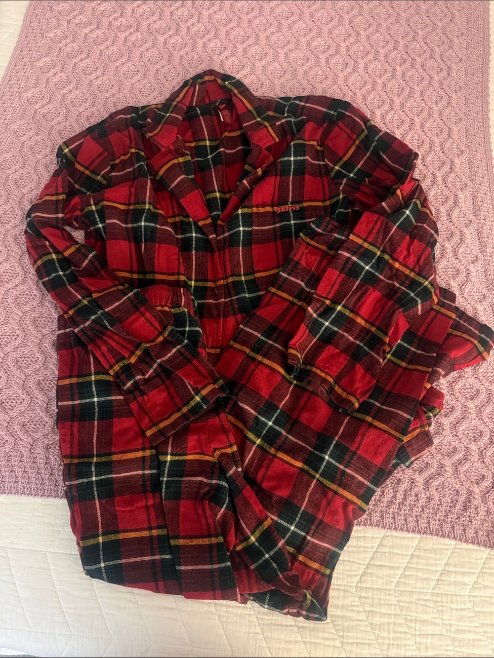 Skims Holiday Pajama Set